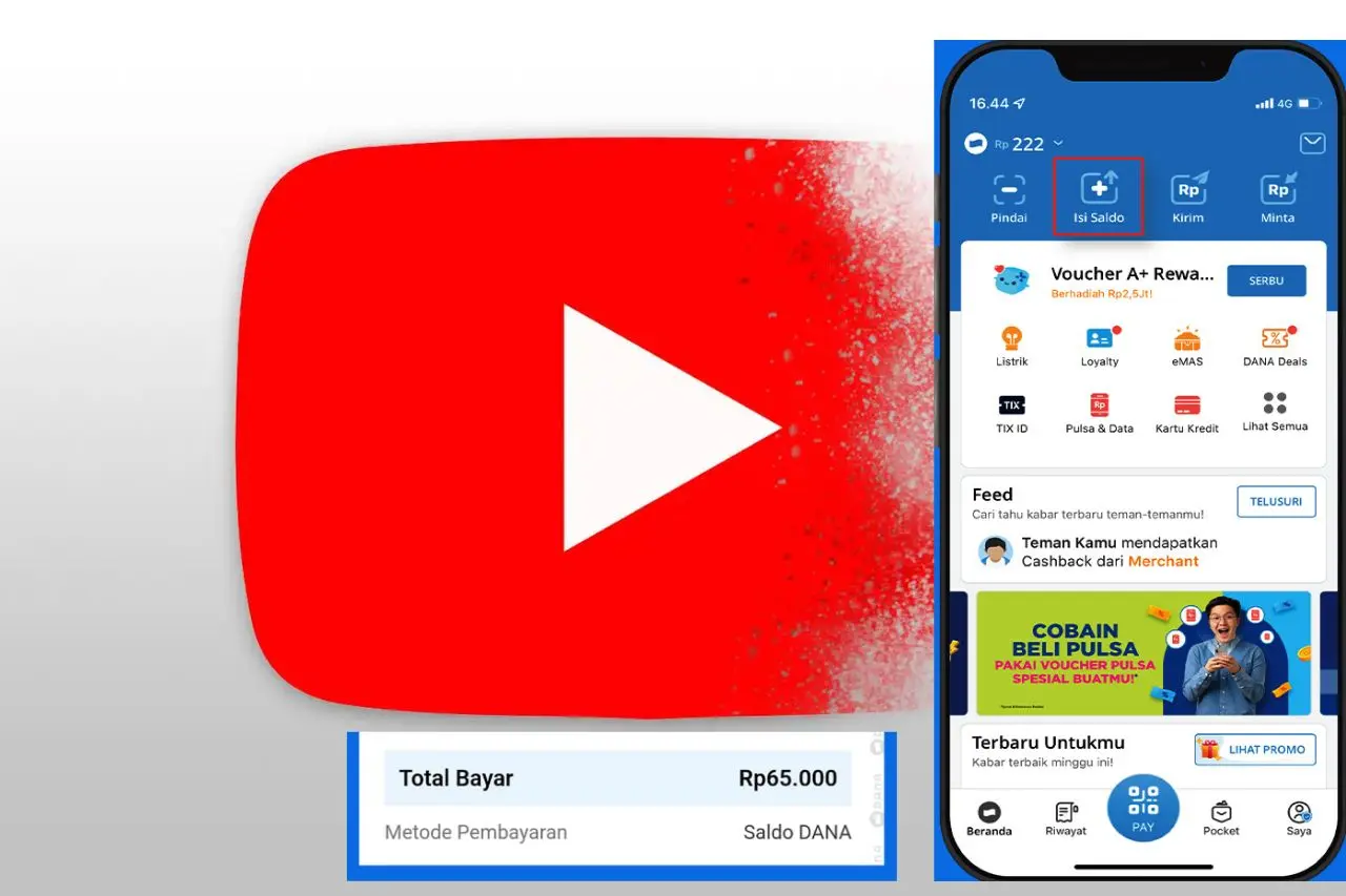 TERBARU! Cara Mendapatkan Uang dari Internet Hanya dengan Like Video YouTube, Penarikan Saldo DANA Sampai Rp310.000!