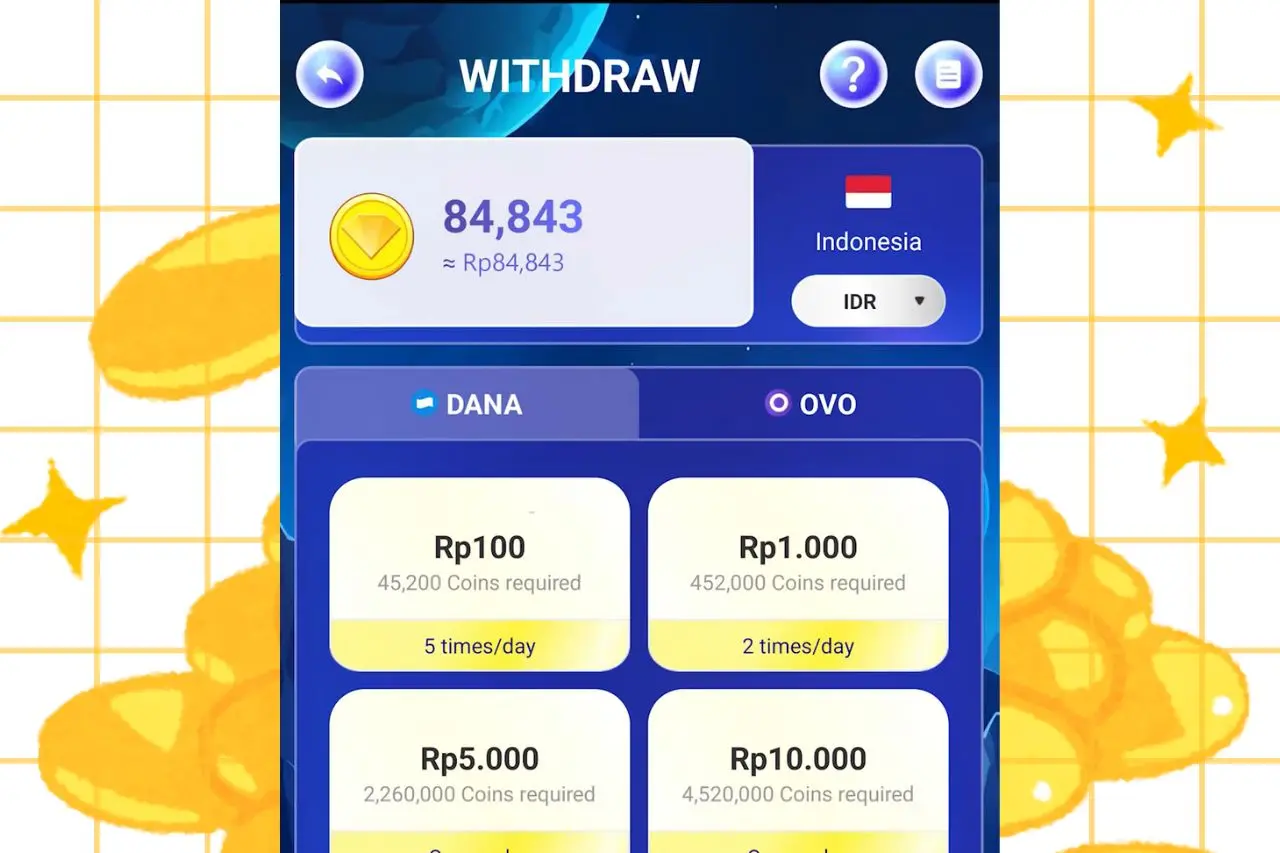 Game Penghasil Saldo Dompet Elektronik Gratis yang Terbukti Membayar