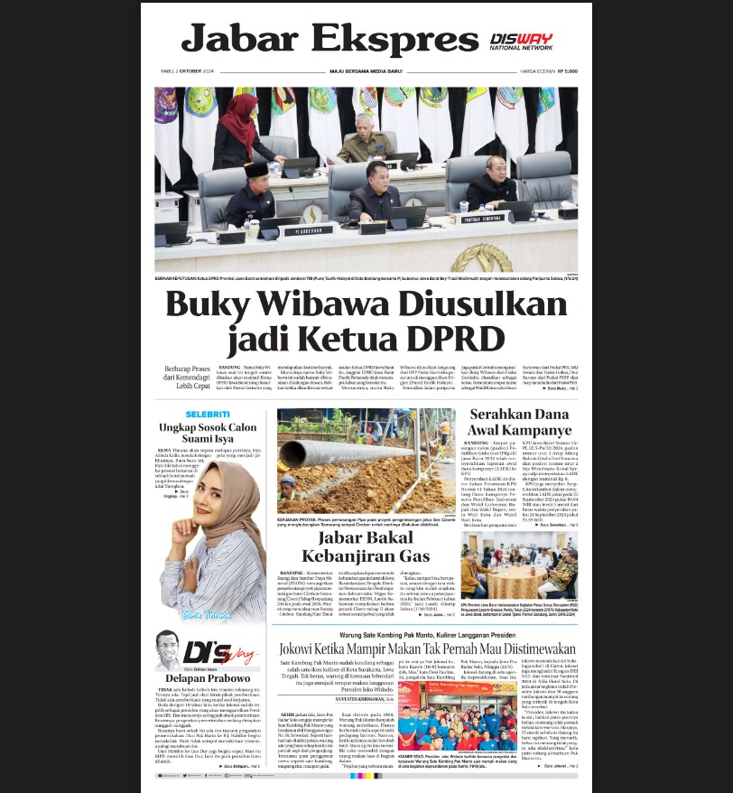 Epaper Jabar Ekspres 2 Oktober 2024