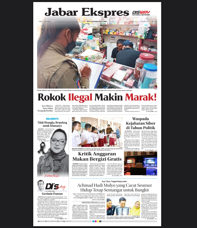 Epaper Jabar Ekspres 3 Oktober 2024