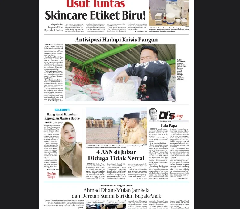 Epaper Jabar Ekspres 4 Oktober 2024