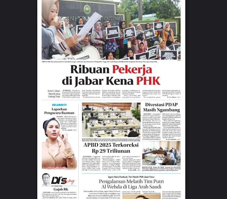 Epaper Jabar Ekspres 5 Oktober 2024