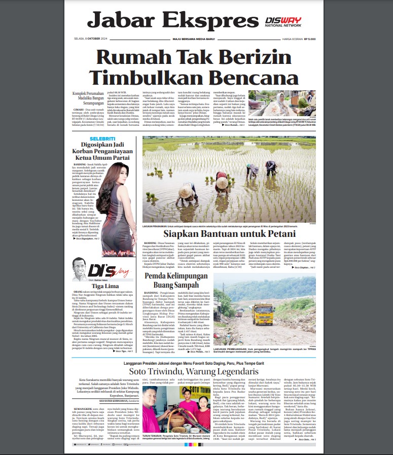 Epaper Jabar Ekspres 8 Oktober 2024