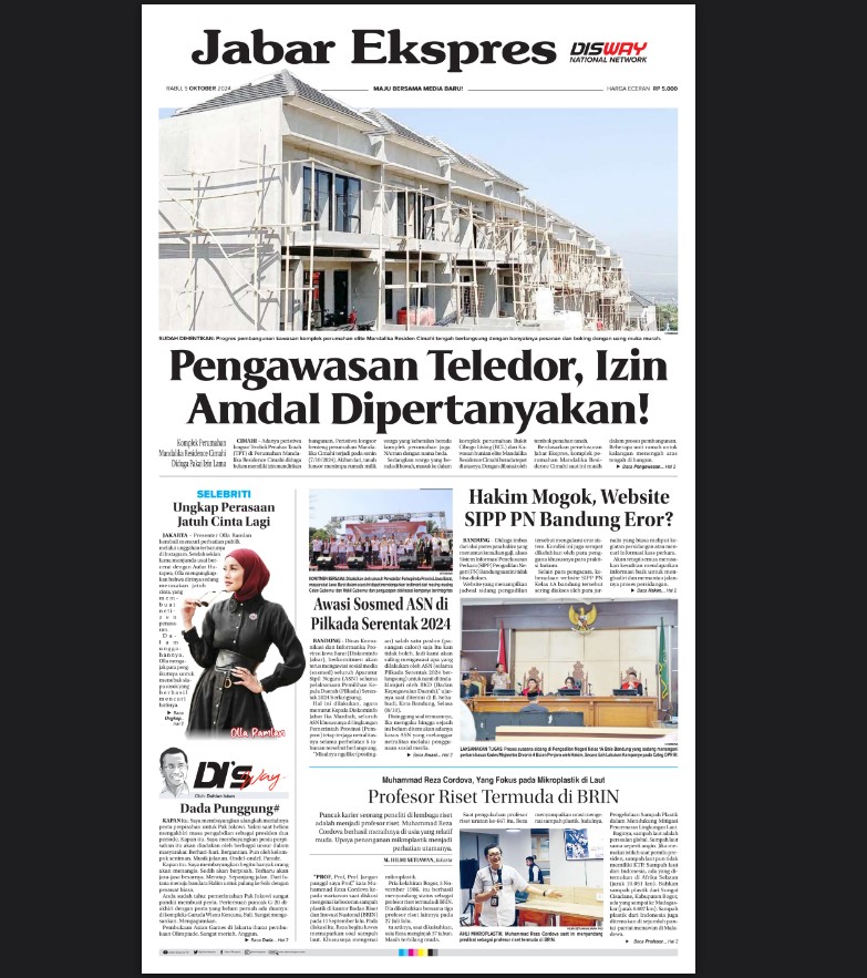 Epaper Jabar Ekspres 9 Oktober 2024