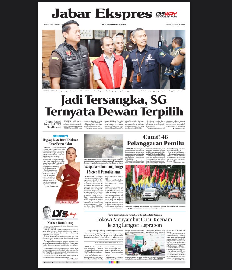 Epaper Jabar Ekspres 17 Oktober 2024