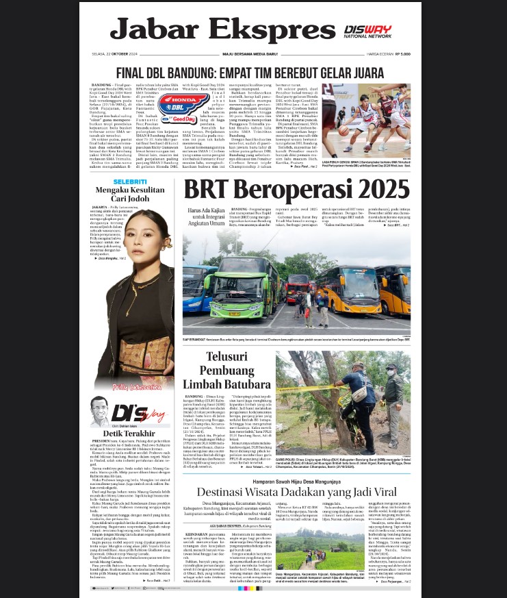 Epaper Jabar Ekspres 22 Oktober 2024