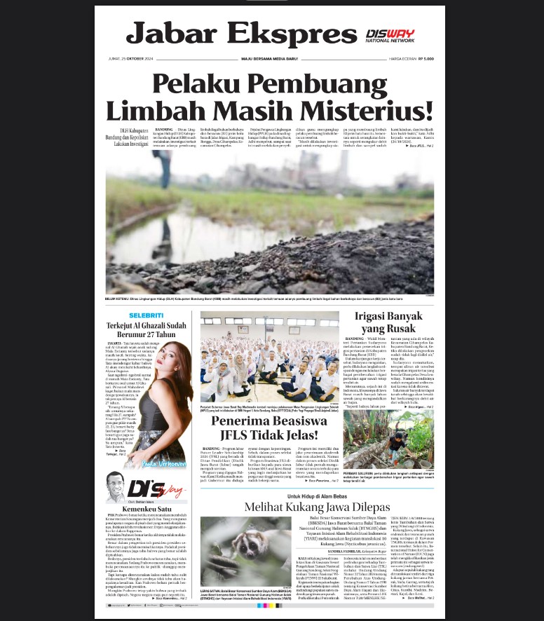 Epaper Jabar Ekspres 25 Oktober 2024