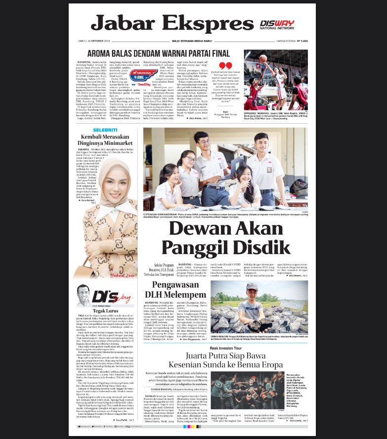 Epaper Jabar Ekspres 25 Oktober 2024