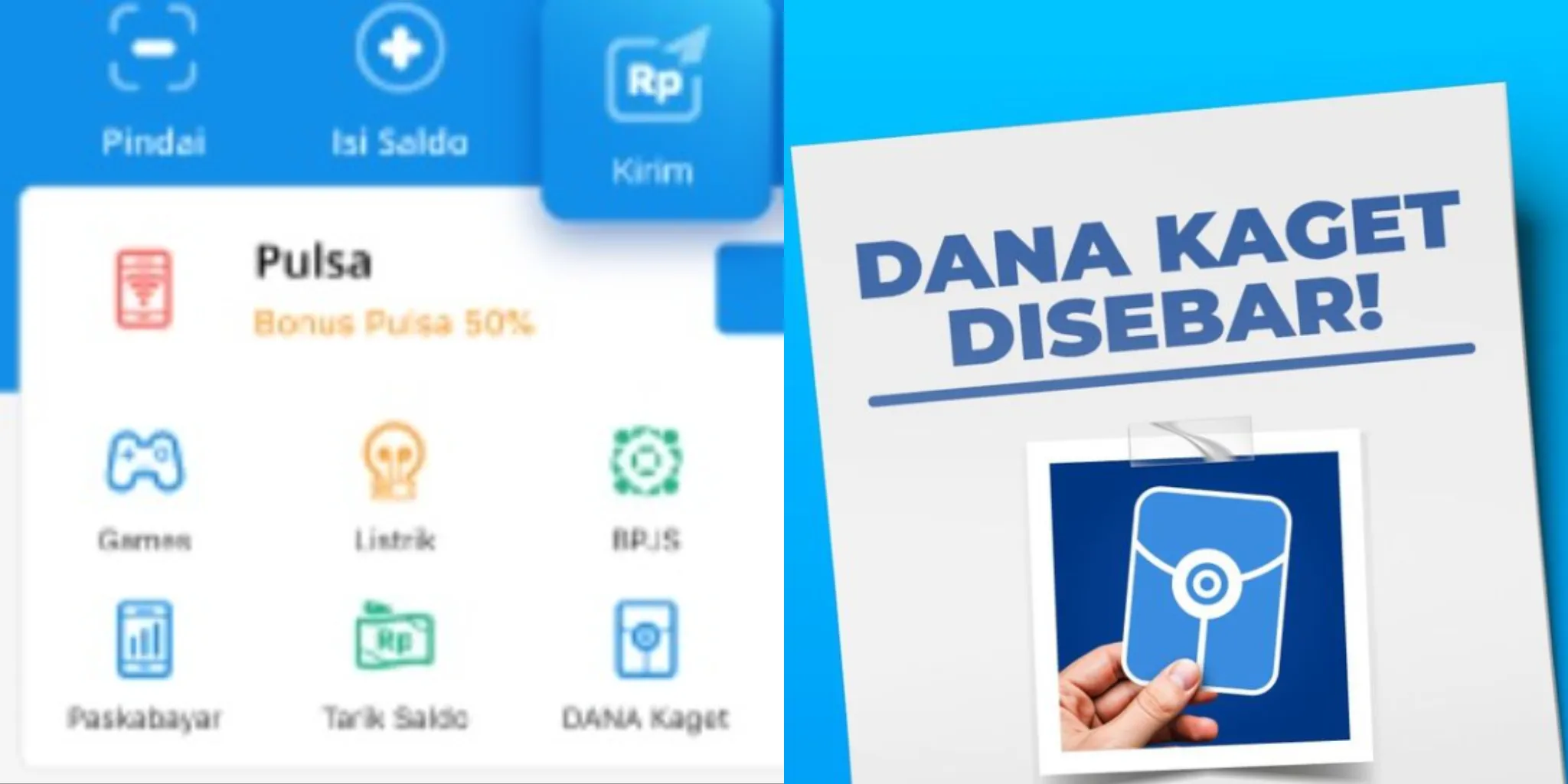 DANA Kaget Oktober 2024/ Kolase Play Store dan Instagram @dana.id