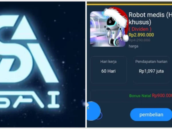 Aplikasi SAI Robot Gencar Promo 60 Hari, Benarkah Pertanda SCAM?/ Kolase Facebook