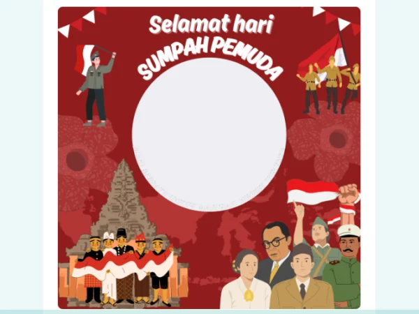 Ini Daftar Link Twibbon Hari Sumpah Pemuda 2024, Download Sekarang!