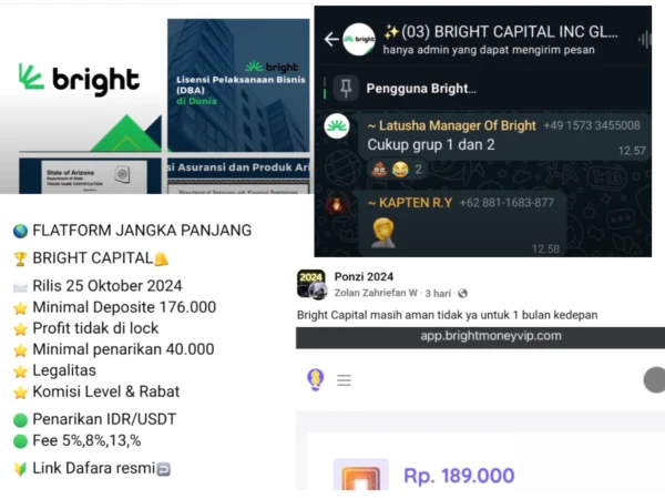 Benarkah Aplikasi Bright Capital Bisa Menghasilkan Uang? Ini Fakta Tentang Aplikasi Ponzi Baru