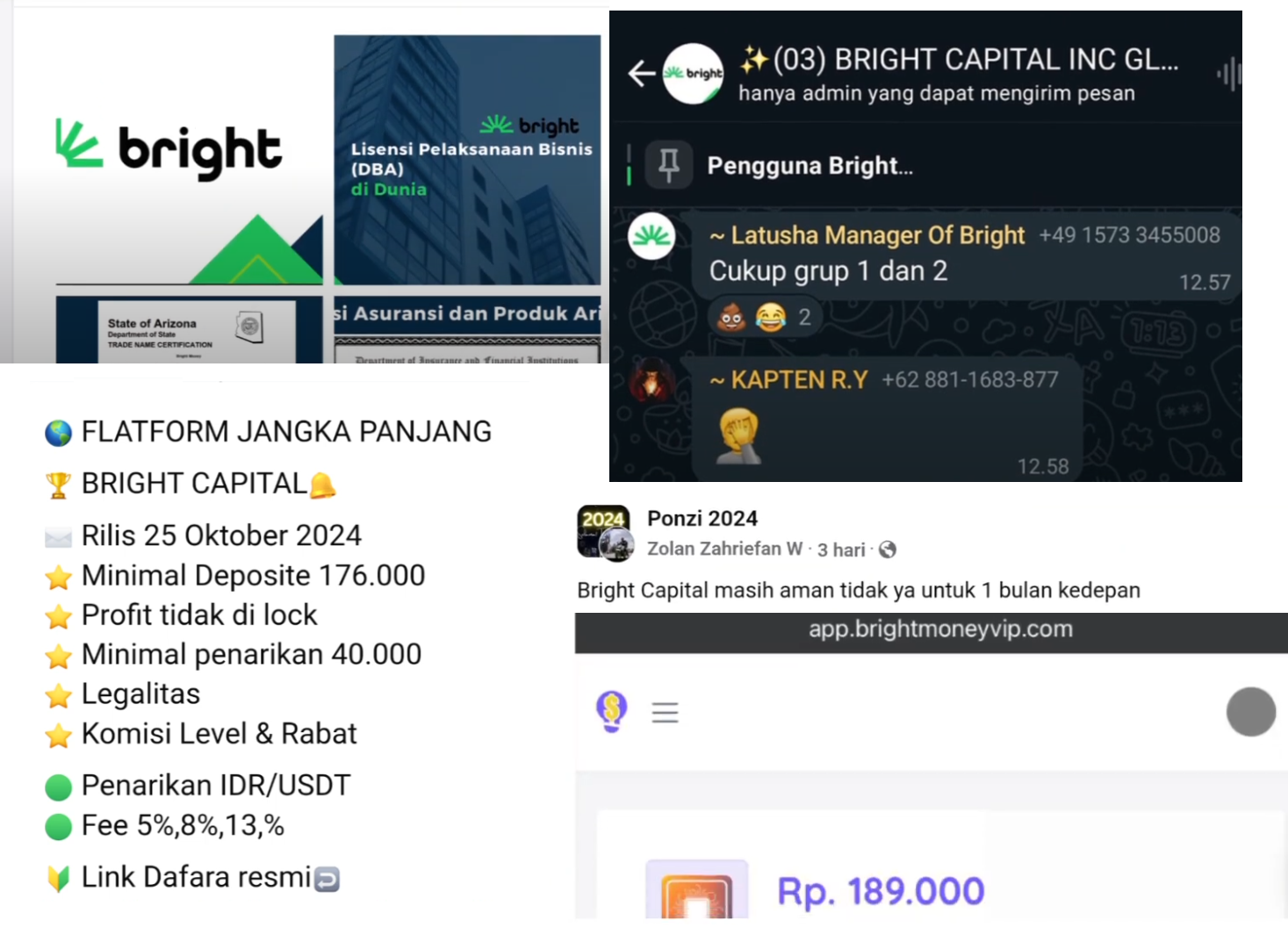 Benarkah Aplikasi Bright Capital Bisa Menghasilkan Uang? Ini Fakta Tentang Aplikasi Ponzi Baru