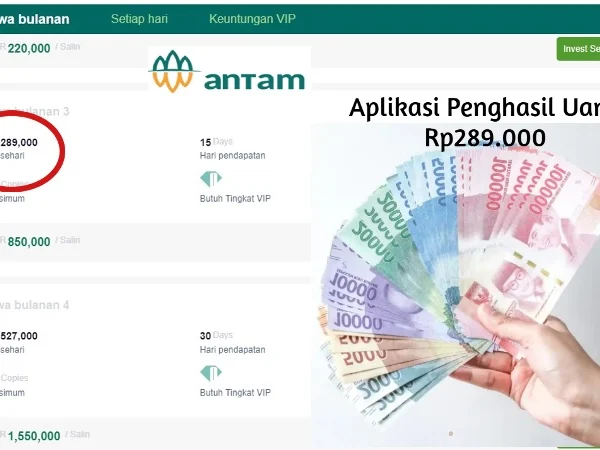 Aplikasi penghasil uang Antam Share yang memberikan profit harian besar.