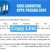 LINK Download Format PDF Teks Sambutan KPPS Pilkada 2024