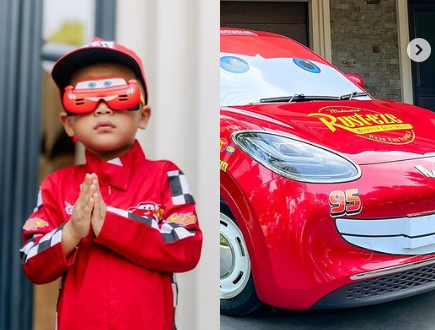 Raffi Ahmad Beri Kado Spesial, Rayyanza Dapat Mobil Lightning McQueen Seharga Fantastis