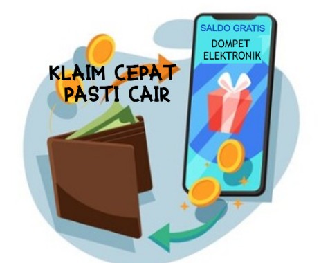 Cara klaim saldo gratis di Dompet ELektronik.