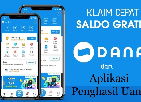 Klaim Cepat saldo dana gratis dari aplikasi pengahsil uang