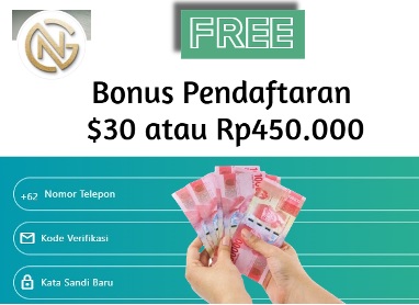 Aplikasi penghasil uang yang memberikan Rp450.00 sekali Log in.