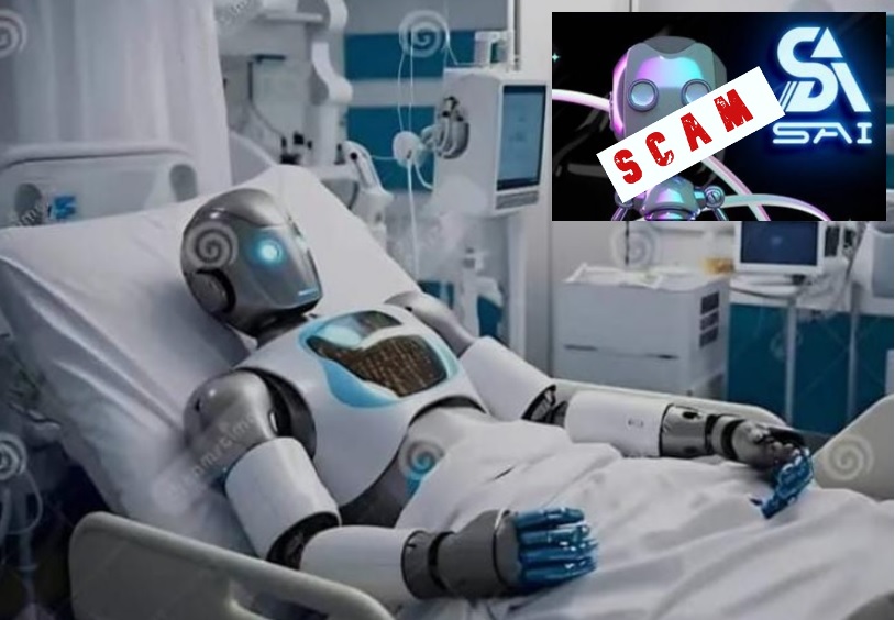 ILUSTRASI aplikasi SAI Robot yang mengalami SCAM.