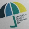 Logo Universal Health Coverage Day dimana salah satu yang berkontribusi adalah PAFI Kota Bandung.