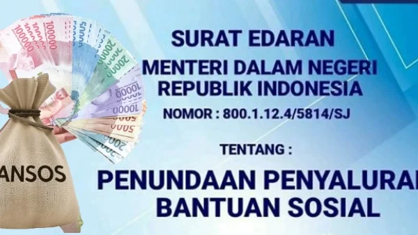 Pengumuman pencairan bansos yang dditunda hingga pilkada