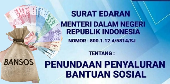 Pengumuman pencairan bansos yang dditunda hingga pilkada