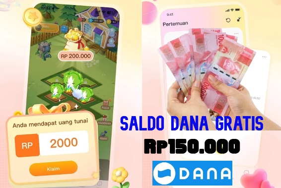 Saldo dana gratis dari aplikasi LEMO