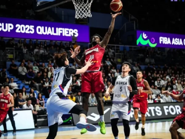 Pemain Naturalisasi Timnas Basket Indonesia Anthony Beane Jr. (foto/ANTARA)