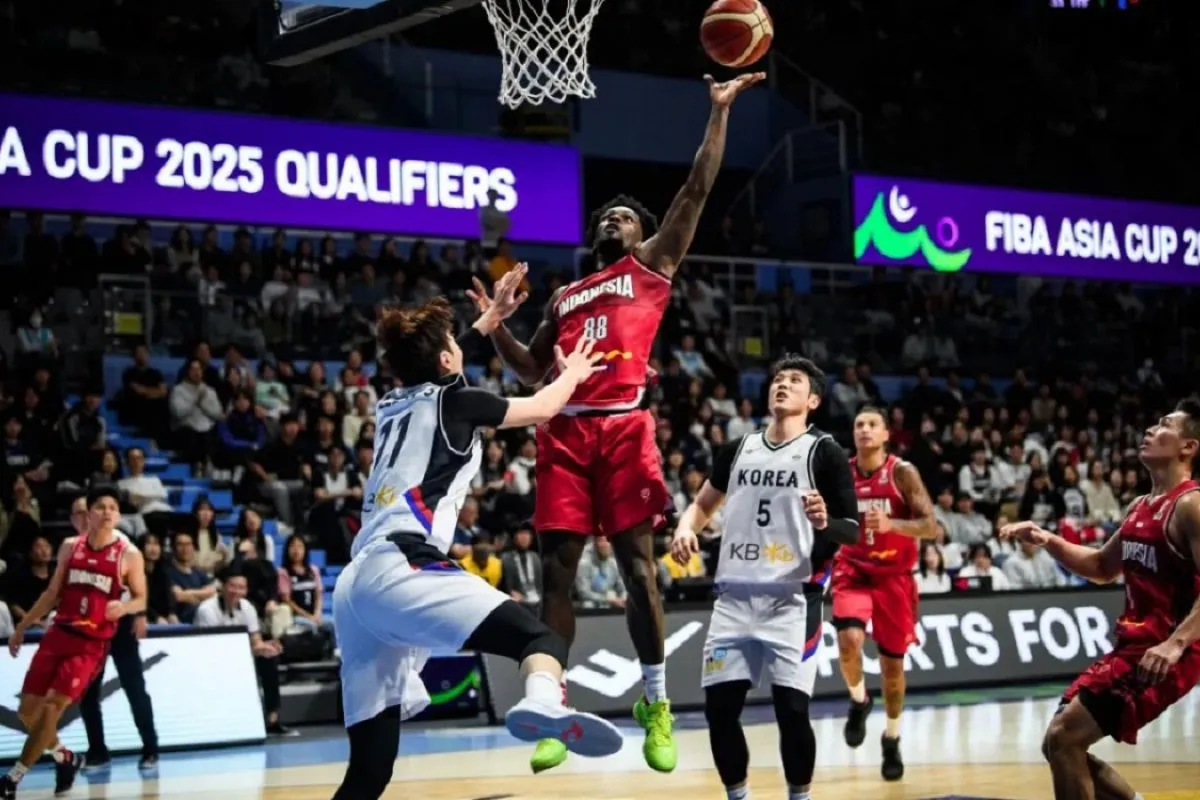 Pemain Naturalisasi Timnas Basket Indonesia Anthony Beane Jr. (foto/ANTARA)