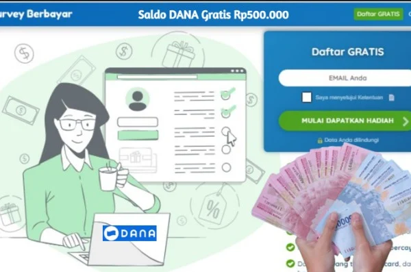 Aplikasi penghasil saldo dana gratis hanya dengan menjawab pertanyaan.