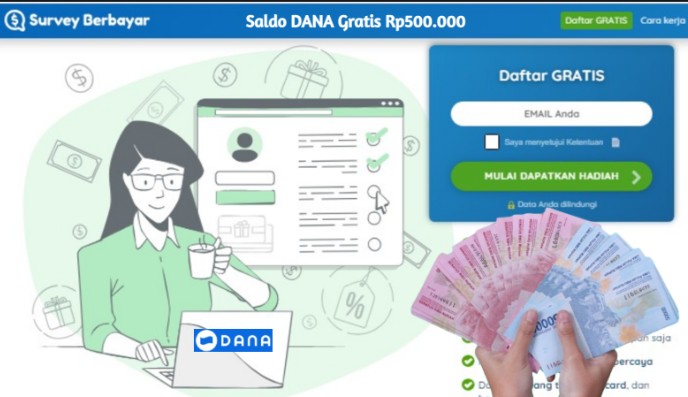 Aplikasi penghasil saldo dana gratis hanya dengan menjawab pertanyaan.