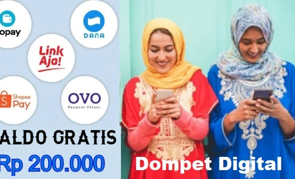 Rekomendasi aplikasi penghasil saldo Dompet DIgital.