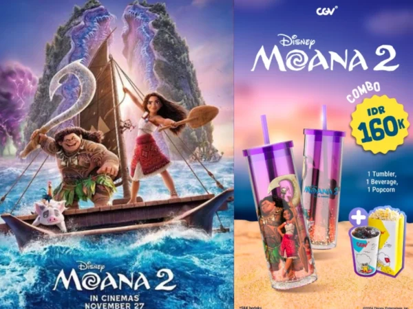 Promo film Moana 2 di CGV MIM Bandung