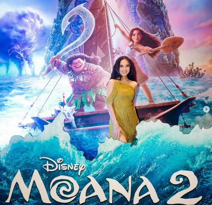 Unggahan Lydra di Instagram yang berhasil mengisi OST Moana 2 berjudul "Jauh Disana"