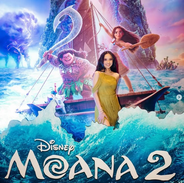 Unggahan Lydra di Instagram yang berhasil mengisi OST Moana 2 berjudul "Jauh Disana"