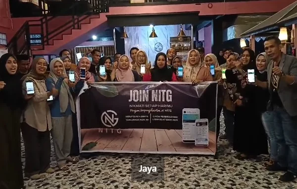 Event yang digelar oleh aplikasi NITG penghasil uang di Surabaya.