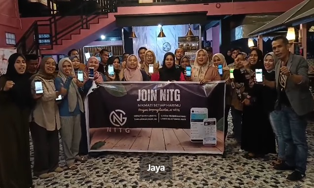 Event yang digelar oleh aplikasi NITG penghasil uang di Surabaya.