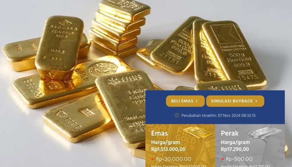 Harga emas turun Rp30.000 hari ini, bagaimana dampaknya bagi investor?