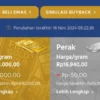 Harga emas Antam hari ini 16 November 2024, mengalami penurunan sebesar Rp2.000. Kini Jadi Rp1.470.000 per Gram!. Yuk, cek update terbaru!