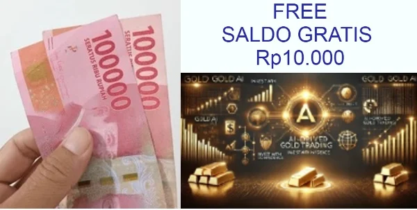 Aplikasi yang akan memberikan saldo Gratis Rp10.000 untuk kamu yang melakukan pendafatran sekarang.