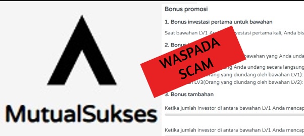 Aplikasi Mutual Sukses yang diduga bakal segera scam.