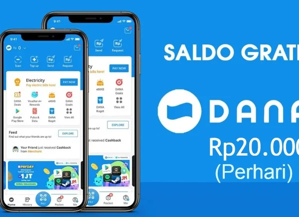 Dapatkan Saldo DANA gratis Rp20.000 tiap hari dari aplikasi Fizzo.