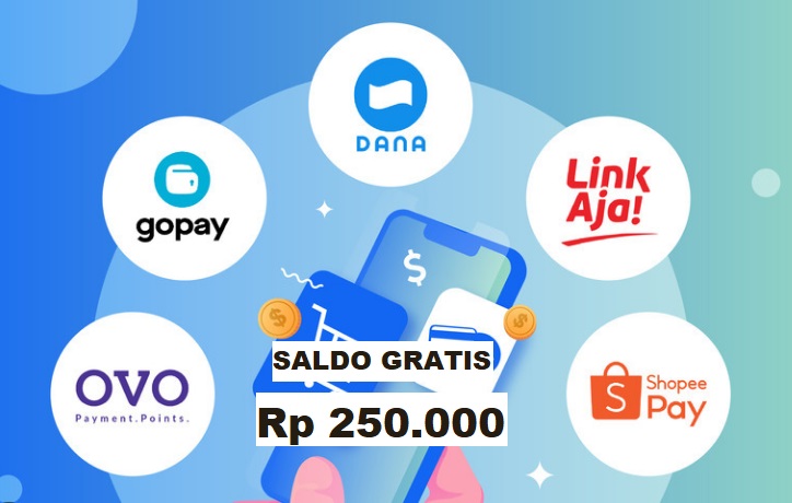 Cara Hasilkan Saldo Dompet Elektronik Gratis Rp250.000