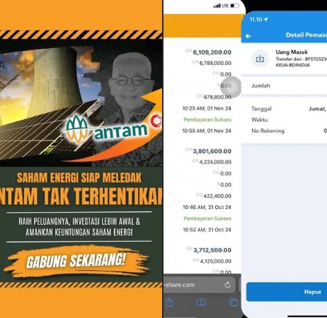 Aplikasi Penghasil Uang AntamShare Muncul di Sosial Media, Apakah Aman?