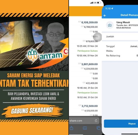 Aplikasi Penghasil Uang AntamShare Muncul di Sosial Media, Apakah Aman?