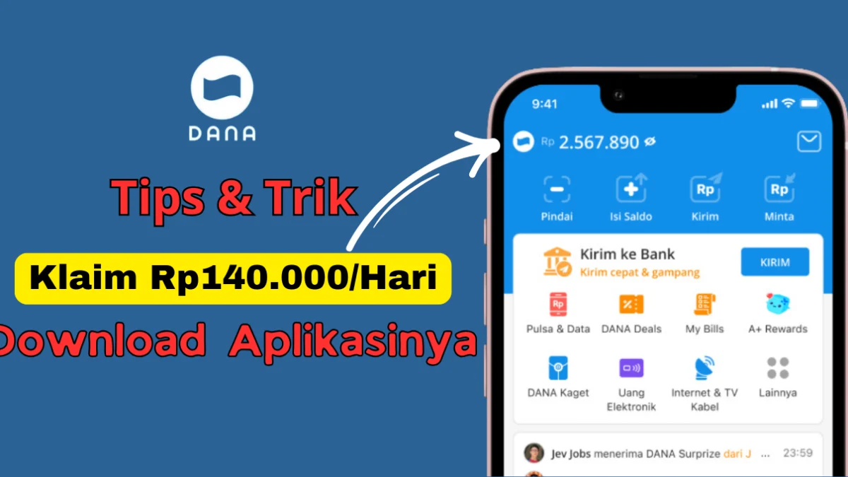 Yuk Cairkan Rp140.000/Hari dari Aplikasi Penghasil Saldo DANA Terbaik 2024