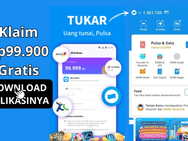 Saldo DANA Rp99.900 Gratis Tiap Hari, Ini Caranya