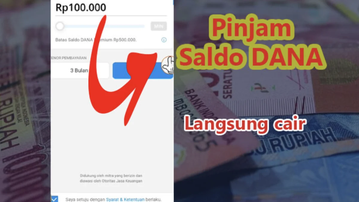 Temukan cara mudah pinjam saldo di aplikasi DANA dengan fitur DANA Cicil untuk kebutuhan darurat. Langsung cair Rp100.000 per-hari.