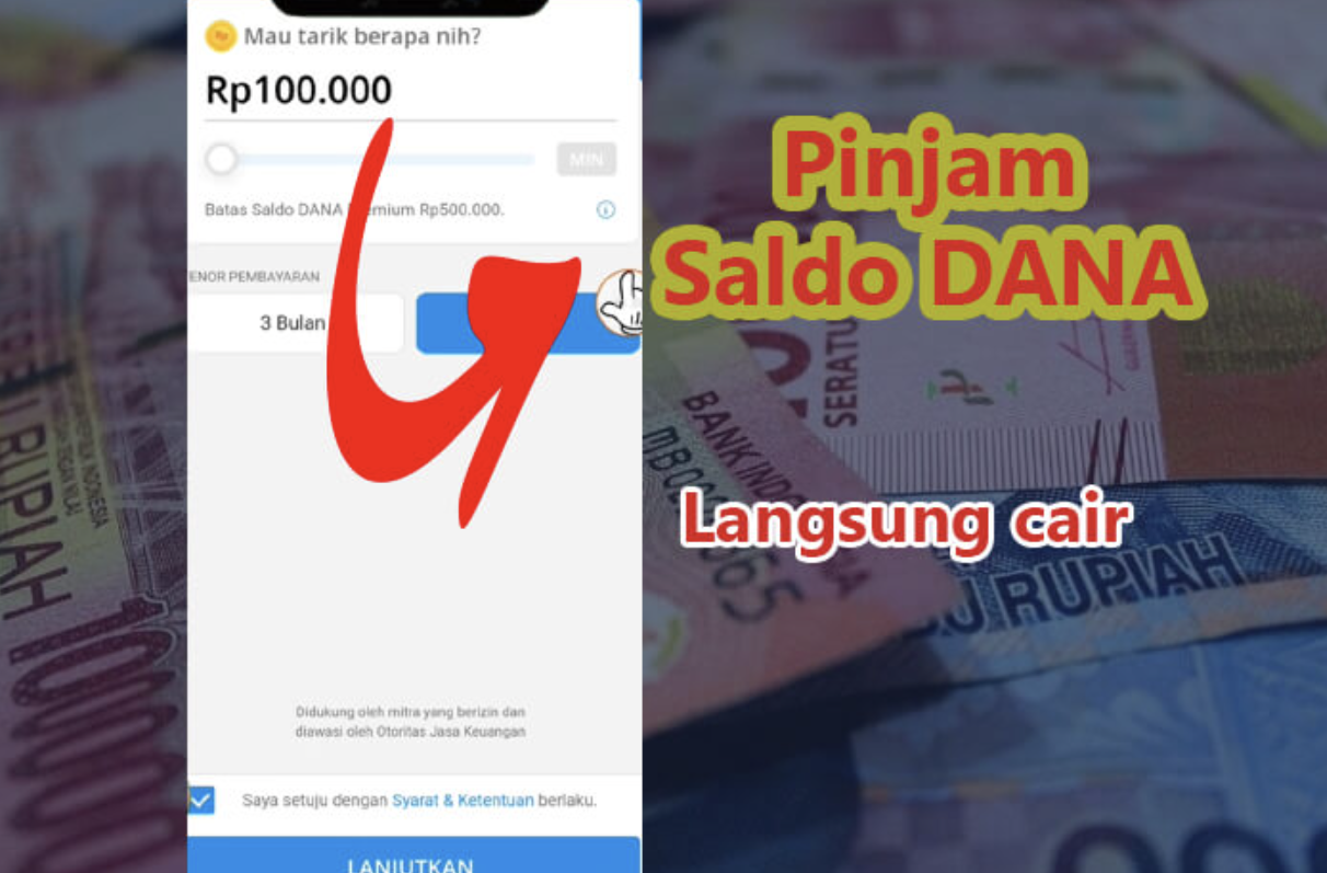 Temukan cara mudah pinjam saldo di aplikasi DANA dengan fitur DANA Cicil untuk kebutuhan darurat. Langsung cair Rp100.000 per-hari.